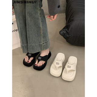 JINSHIHUI dép sandal nữ dép đế cao Thoải Mái Xinh Xắn  Chống bám bụi Thời trang Dễ dàng phối đồ Đường may tỉ mỉ FDL2440G78 17Z240426
