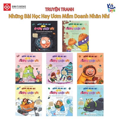Truyện Tranh Những Bài Học Hay Ươm Mầm Doanh Nhân Nhí (Cho bé từ 6 - 12 tuổi) – Đinh Tị Books