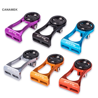 Canamek Giá đỡ máy tính xe đạp mở rộng giá đỡ đèn cho Garmin Bryton Cateye Cyclo MTB xe đạp đường trường GPS Đồng hồ bấm giờ khung đi xe đạp dụng cụ Mới
