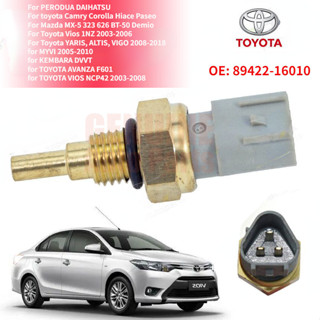  89422-16010 Cảm Biến Nhiệt Độ Nước Làm Mát Cho PERODUA DAIHATSU MYVI Toyota Vios Camry Corolla Hiace Paseo Yaris Mazda MX-5 323 626 BT-50 Demio 