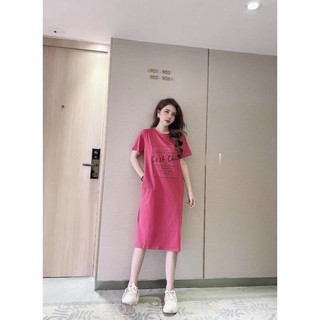 Đầm Suông CEST CHIC - Váy Suông Chất Cotton From Rộng Dáng Dài, Phong Cách Thời Trang TTDSA0004
