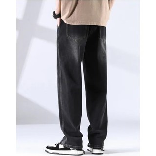 Quần Jean Nam, Quần Jean Ống Rộng Dáng Suông Basic