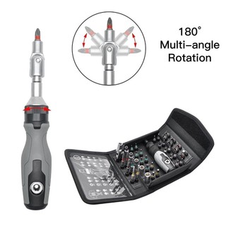 [Welv] Bộ tuốc nơ vít Ratchet 41 trong 1 Trình điều khiển vít có rãnh / Torx / coss
