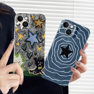 Ốp Họa tiết ngôi sao iPhone 16 15 Pro Max 14 XR 13 11 12 Pro Max 8 7 6 6S Plus X Xs Max Se 2020 13 12 11 Ốp Mềm TPU Bóng Bảo Vệ Chống Sốc Camera   Thương hiệu thời thượngthương hiệu thời trang,thương hiệu cao cấp