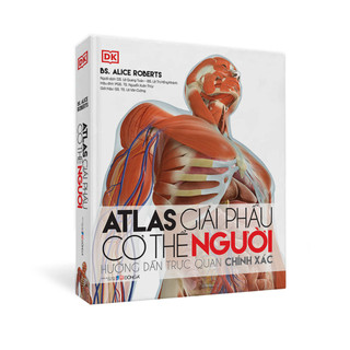 Sách - atlas giải phẫu cơ thể người - bìa cứng - đông a