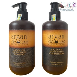 Cặp dầu gội xả phục hồi tóc hư tổn Argan Deluxe 300mlx2 - TN