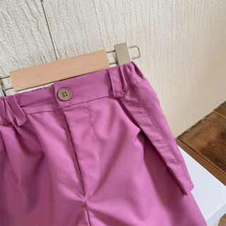 Cardigan Quần Giữa Bộ Hai Mảnh Bé Gái Monten Phiên Bản Hàn Quốc Quần Áo Trẻ Em Mùa Hè Phù Hợp Với Vải Sức Mạnh Cơ Bắp Hợp Thời Trang Trẻ Em