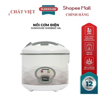 Nồi cơm điện 1.8l sunhouse shd8602