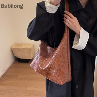  Túi Hobo dệt nữ Túi Tote da đa năng Túi đi lại dung tích lớn
