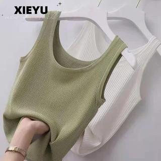Xieyu3 lỗ dành cho nữ không tay áo bó sát, áo bó sát, vải thun có gân dày, hình dạng siêu mỏng cơ bản