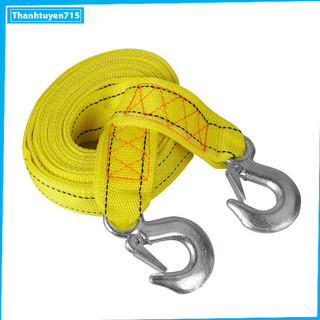 Dây Kéo Cứu Hộ Xe 4 Mét 5 Tấn -Dây cáp dù chuyên dụng cứu hộ xe hơi ô tô tải trọng đến 5 tấn