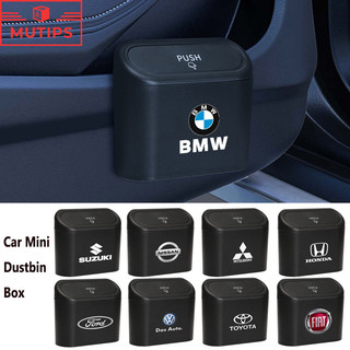 Ô tô mini thùng rác hộp lật nắp thùng rác lưu trữ rác treo cửa ghế sau