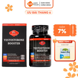 Viên Uống Hỗ Trợ Cân Bằng Và Tăng Cường Sinh Lý Nam OLYMPIAN LABS Testosterone Booster 60 Viên