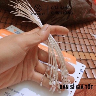 [Bạc S925] Dây lõi bạc làm vòng tay HTJEWELRY cao cấp kèm khoá PH761