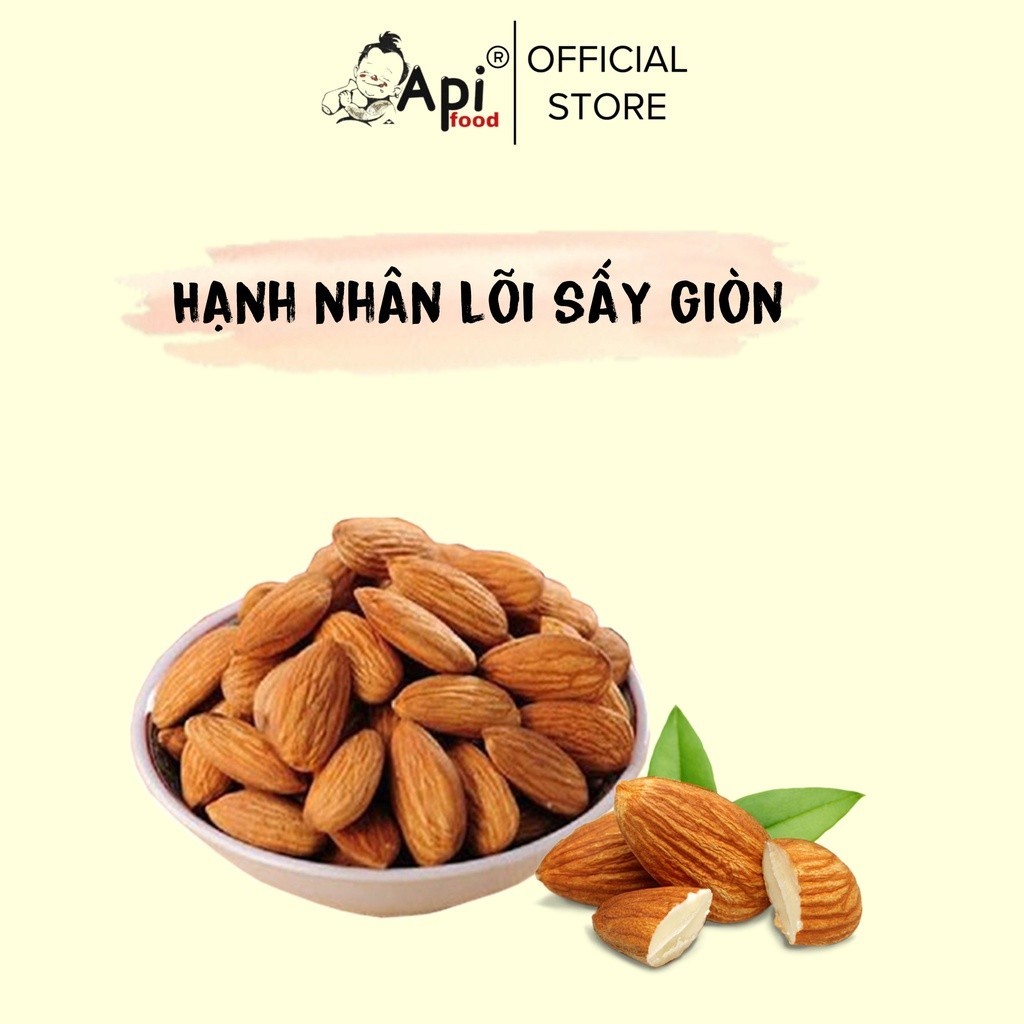 Hạnh Nhân Lõi Rang Sấy Chín Giòn