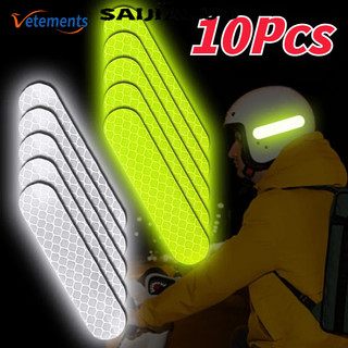 Saijialuo 10 Cảnh báo an toàn Mũ bảo hiểm xe Mũ bảo hiểm chống phát sáng