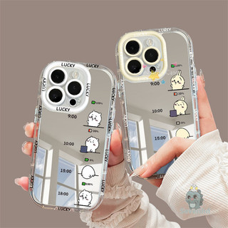 Ins Chính Hãng Tương Thích Cho iPhone 6 7 8 Plus iPhone 11 13 12 14 15 Pro Max X XR Xs Max Ốp Lưng Điện Thoại Gương Kem Vỏ Bóng Vỏ Silicon Bảo Vệ Cặp Đôi Chikawa Dễ Thương