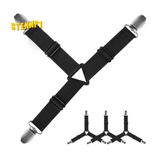 Kẹp Chống Trơn Trượt Drap giường Dây Buộc Drap giường Dây Đeo Dây Buộc Co Giãn Có Thể Điều Chỉnh Với Kẹp Sắt, Giá Đỡ Drap giường Cho Tấm Trang Bị, Dễ Dàng Lắp Đặt