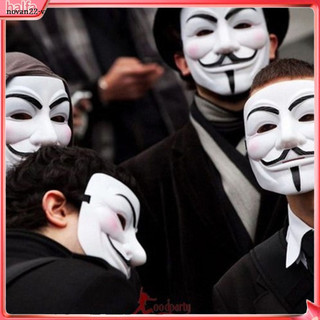 Mặt Nạ Hóa Trang anonymous hacker v Forvendetta master Dịp halloween
