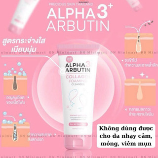 Sữa rửa mặt trắng da Alpha Arbutin Foaming Cleanser 120ml - myphamthienduc