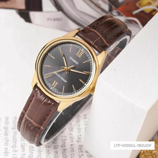 Đồng hồ nữ dây da Casio Anh Khuê LTP-V005GL-1B2UDF