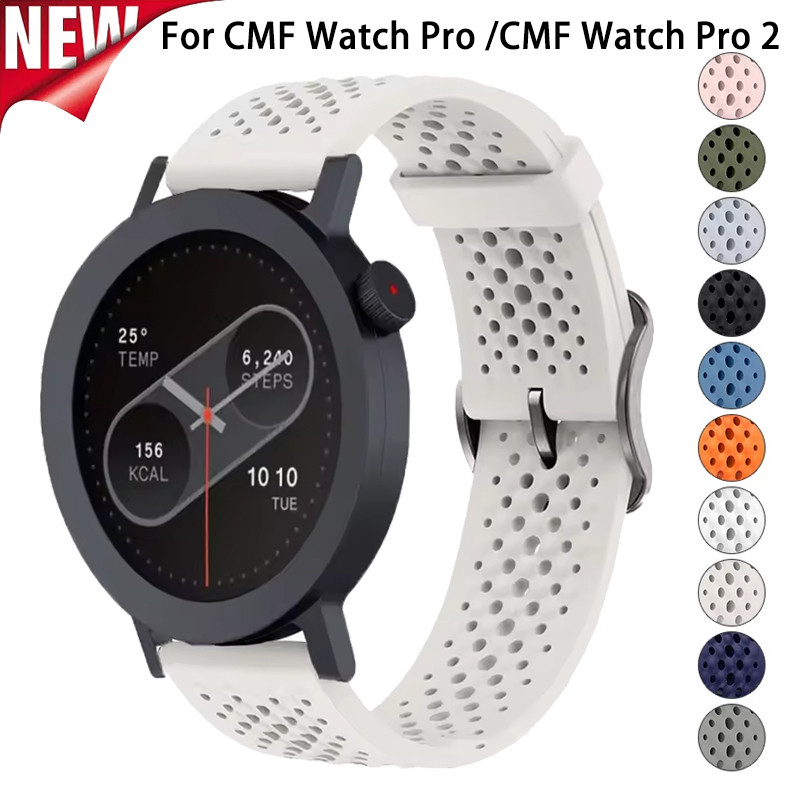 Dây Đeo Silicon Tương Thích Cho CMF Watch Pro 2 Pro 3 Dây Phát Hành Nhanh Vòng Tay Cho CMF Watch Pro