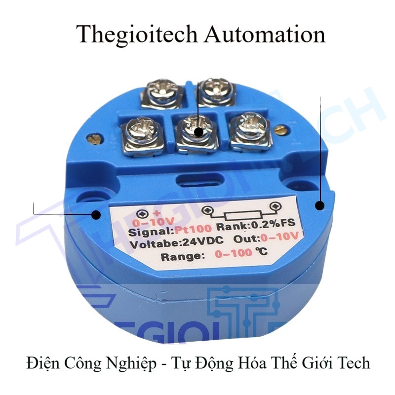Mô đun SBWZ, chuyển đổi đọc đầu dò nhiệt độ, cảm biến điện trở nhiệt PT100  sang tín hiệu Analog 4-2