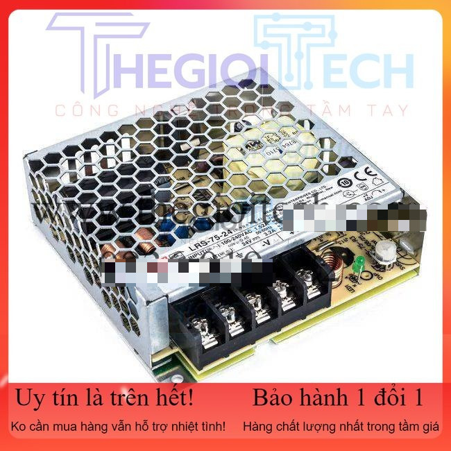 BỘ NGUỒN MEANWELL LRS-75-5, LRS-75-12, LRS-75-24, LRS-75-48, LRS-50-24 100% Mới Chính hãng
