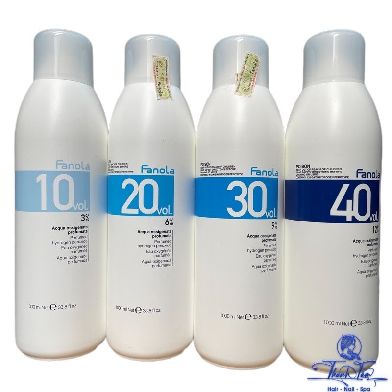 [ NK ] Oxy trợ nhuộm Fanola Perfumed Hydrogen Peroxide 1000ml