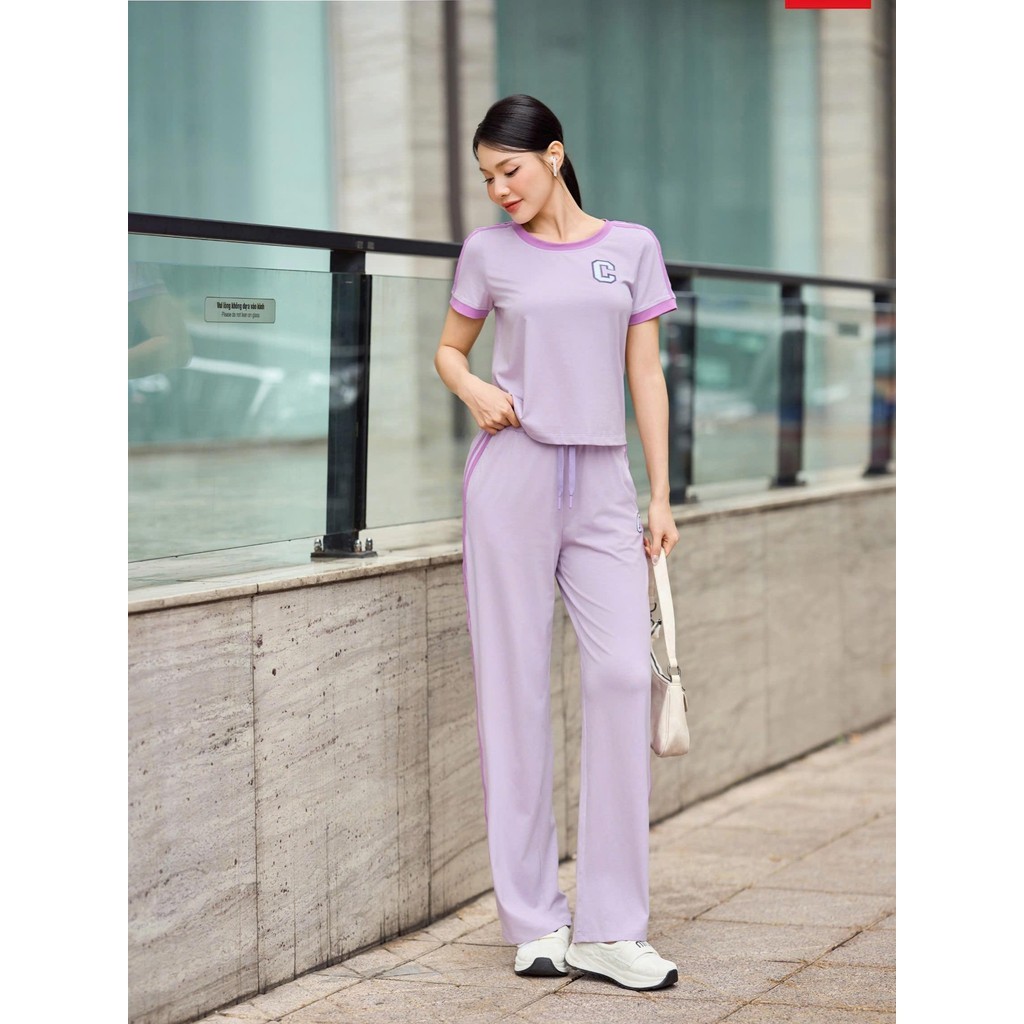 Bộ Mặc Nhà Nữ Cardina Đồ Bộ Cotton Quần Dài Áo Cộc Tay Thoáng Mát Mùa hè 5BCD01
