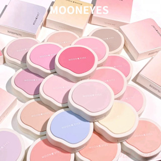  MOONEYES Phấn Má Hồng Đơn Sắc Màu Morandi 