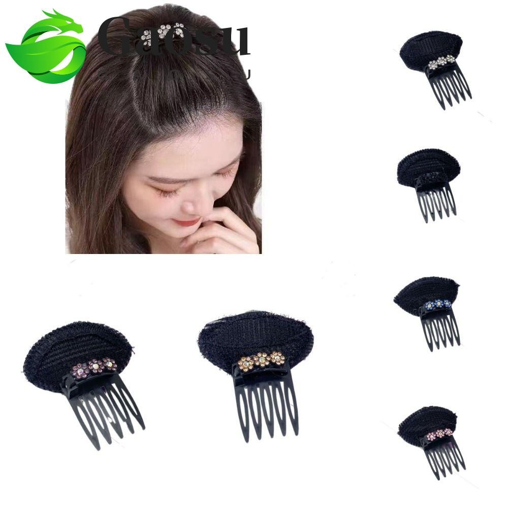 Gaosu Puff Hair Head Cushion, Braid Invisible DIY Hair Stylish Tool, Pluffy Hair Clip Sponge Hair Ac
