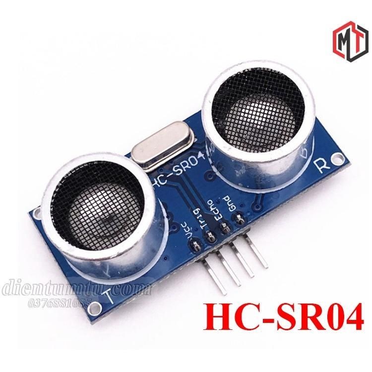 Module Cảm Biến Siêu Âm HC-SR04 + Đế / Mặt Nạ