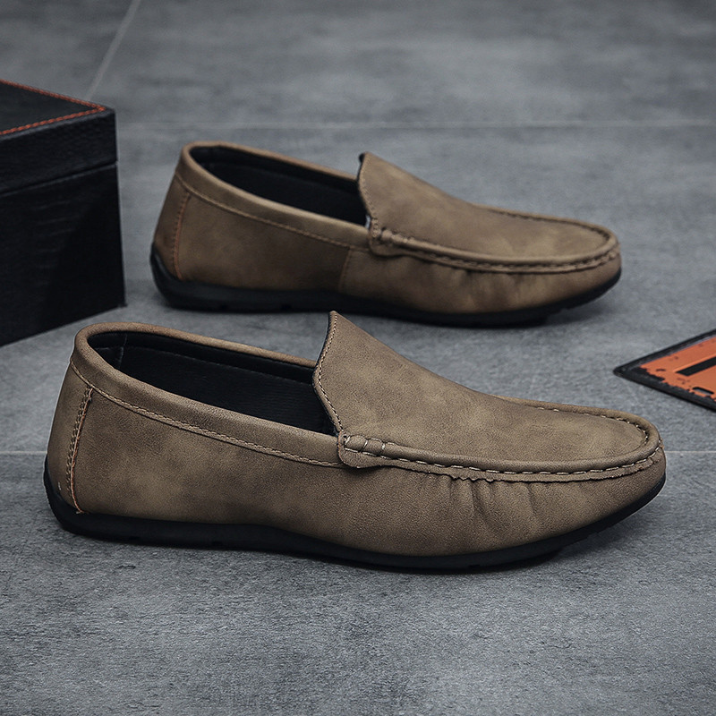 Giày Nam Hàng Sẵn Có Giày Loafer Nam Thoáng Khí Lái Xe Thuyền Giày Slip-On Nam Loafer / Kasut Sampan