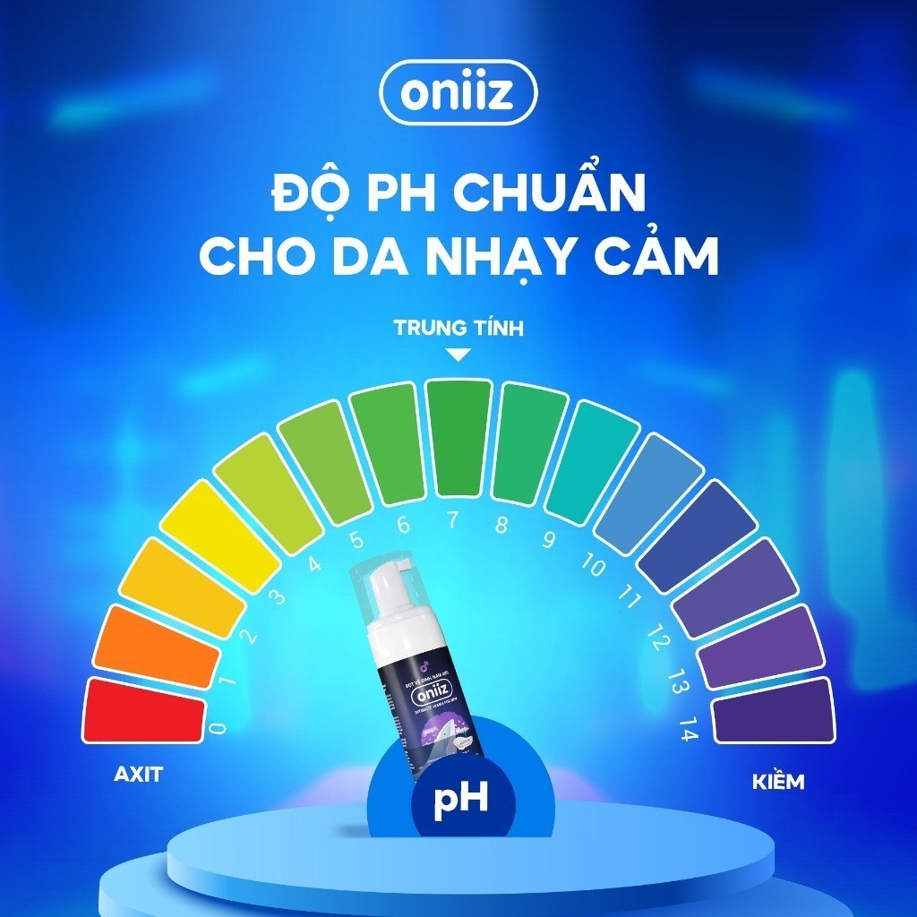 Oniiz Bọt vệ sinh nam giới Oniiz, dung dịch nam tạo bọt mịn