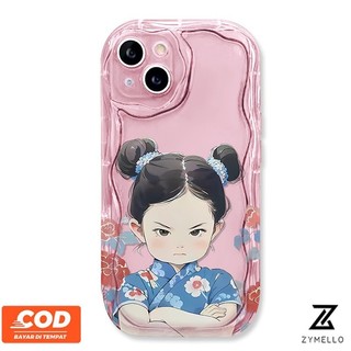 Tương thích với IPhone 15 Pro Max IPhone 11 IPhone 14 Pro Max IPhone 13 Pro Max IPhone 12 Pro Max IPhone 7 Plus IPhone 8 Plus Vỏ điện thoại TPU chống sốc cho cô gái hoạt hình dễ thương