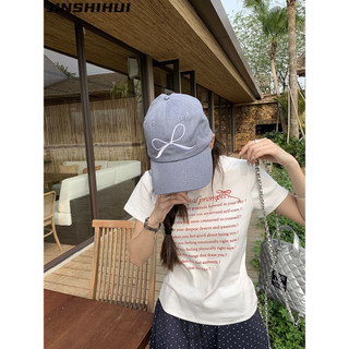 JINSHIHUI áo phông áo thun nữ croptop baby tee Xu hướng INS Fashion Thể thao WTX2440SSF 16Z240418