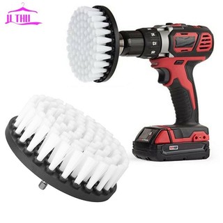 【UTHU】Electric Drill Brush Soft Cleaner Plastic White Carpet Leather Sinks Grinding