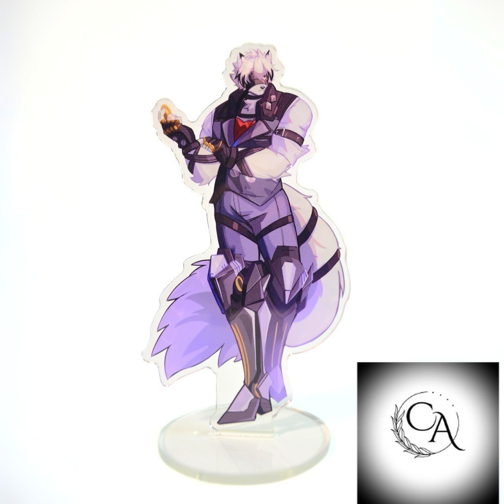 Mô Hình Standee Furry VON LYCAON - Zenless Zone Zero nhựa mica 14cm