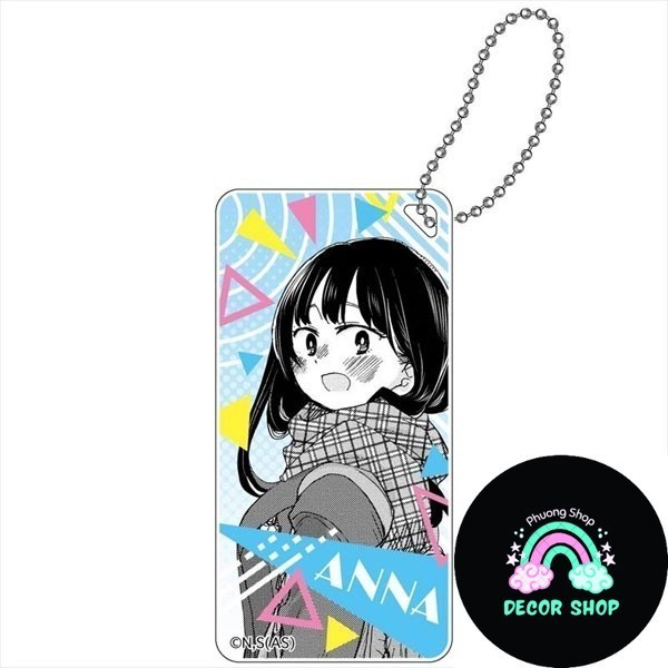 Móc khóa Boku no Kokoro no Yabai Yatsu x Anna Yamada Uniform Phụ kiện trang trí túi xách Balo