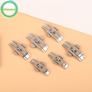 Parucutin 1 dây đeo đồng hồ bằng thép không gỉ khóa cho dây đồng hồ khóa bạc đồng hồ gấp khóa cho đồng hồ nút phụ kiện vn