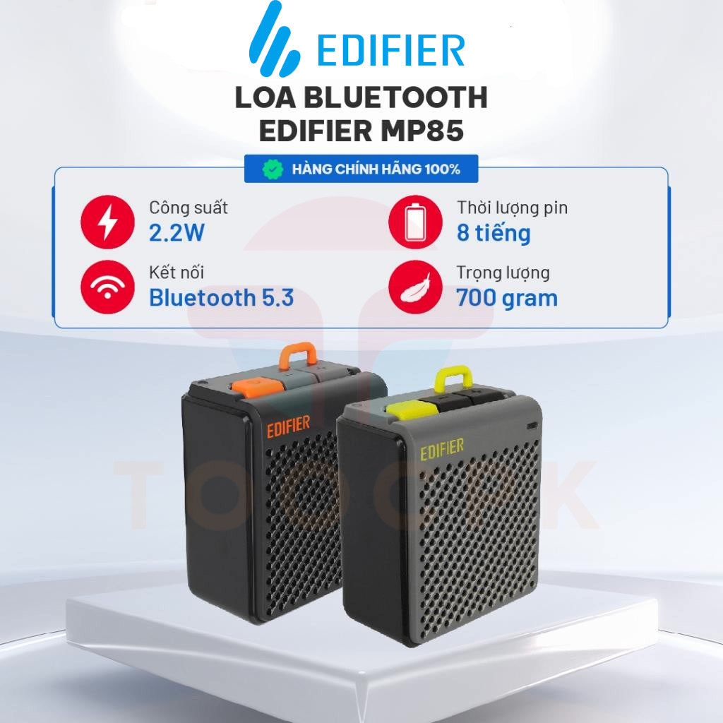 Loa Nghe Nhạc Bluetooth Edifier MP85 (Pin 8h/ Kết nối Bluetooth/ Edifier App/ Bảo hành 12 tháng)
