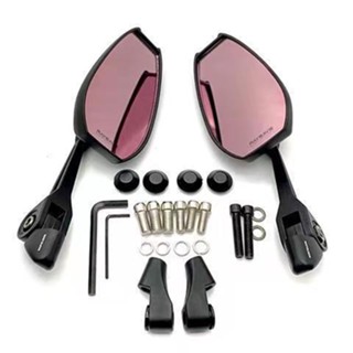 Gương chiếu hậu NAPOLEON mặt kính HỒNG Gắn Xe Máy chống chói hợp kim nhôm gắn xe máy, xe điện