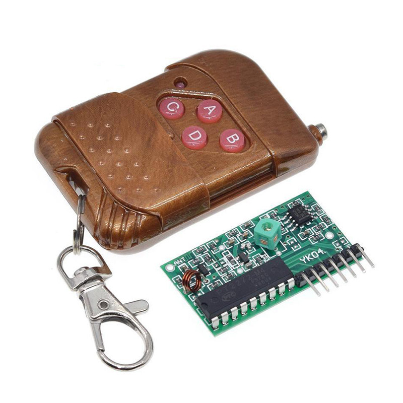 1 Chiếc 1 Bộ IC 2262 / 2272 4CH 315Mhz Chìa Khóa Không Dây Điều Khiển Từ Xa Bộ Thu Mô Đun