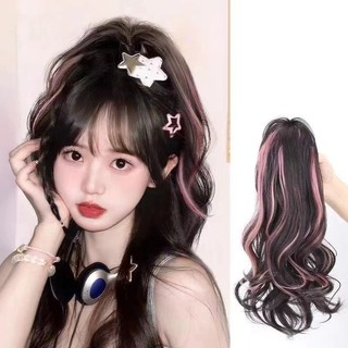 Tóc giả đuôi ngựa nữ tóc giả kẹp đuôi ngựa nổi bật thác tóc xoăn, tóc giả đuôi ngựa cao