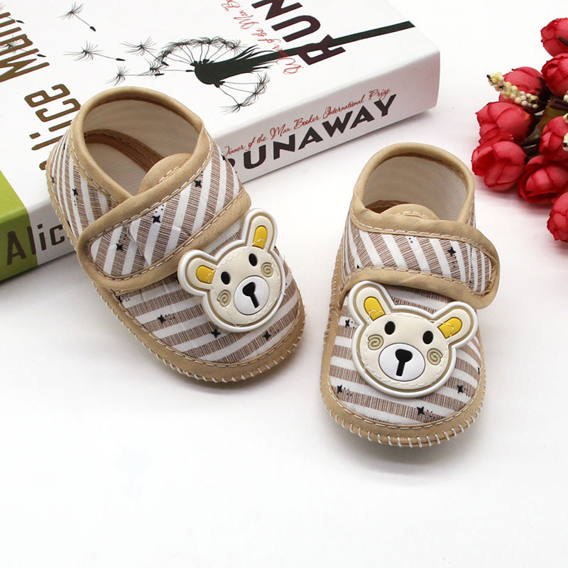 Hoạt Hình Bé Giày Bé Trai Bé Gái Thoáng Khí Cho Bé Tập Đi Vải Prewalker Bé Trẻ Em Giày Thời Trang