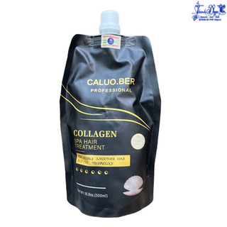 Hấp dầu ủ tóc siêu mượt CALUO.BER SPA HAIR TREATMENT COLLAGEN 500ml - TN