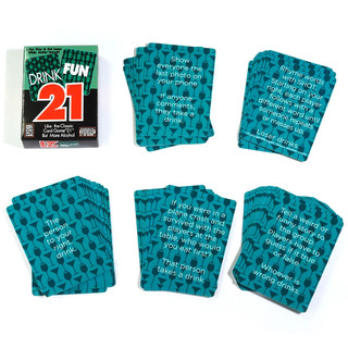 Drink Fun 21 Card Game Drunk Game