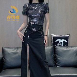 Mùa Xuân Mùa Hè Đầm Nữ Phong Cách Mới Thời Trang Ánh Sáng Sang Trọng Hot Girl Phong Cách Váy Dây Kéo Chia Cao Cấp Ôm Hơn Nhìn Sang Trọng Váy Hợp Thời Trang NZGA