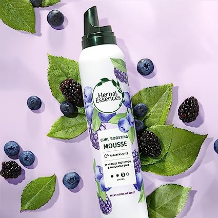 Keo xịt tóc Mousse Herbal Essences 192g - Curl Boosting (Mỹ)